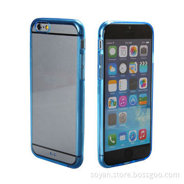 Top quality TPU phone case for iPhone 6 with many colors for choose factory sale